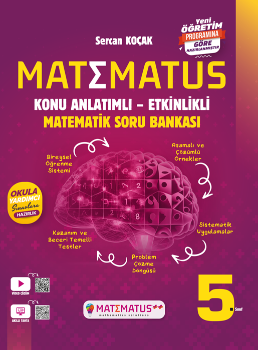 Matematus 5. Sınıf Konu Anlatımlı - Etkinlikli Matematik Soru Bankası