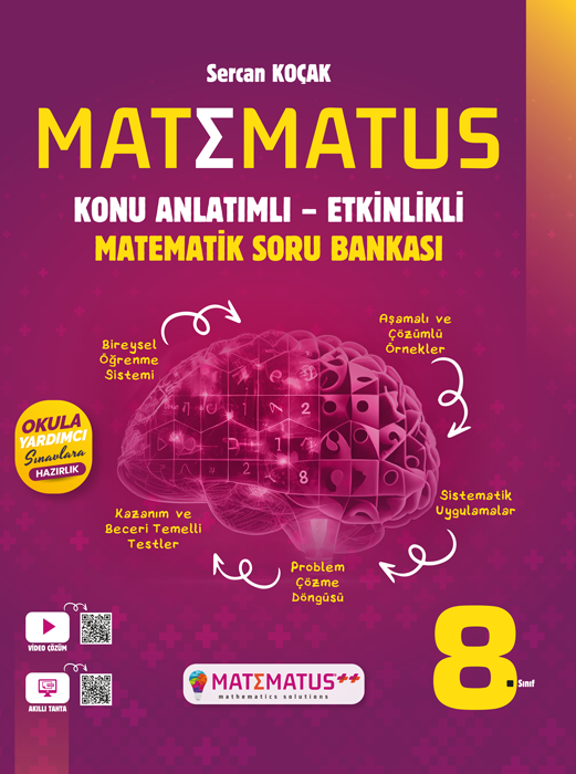 Matematus 8. Sınıf Konu Anlatımlı - Etkinlikli Matematik Soru Bankası