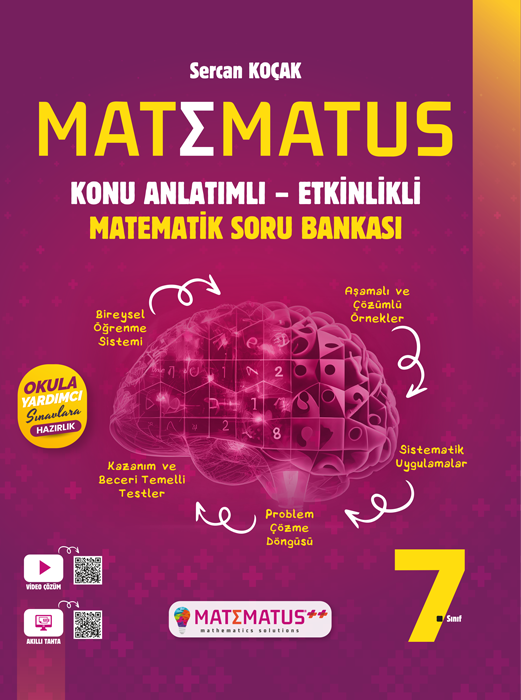 Matematus 7. Sınıf Konu Anlatımlı - Etkinlikli Matematik Soru Bankası