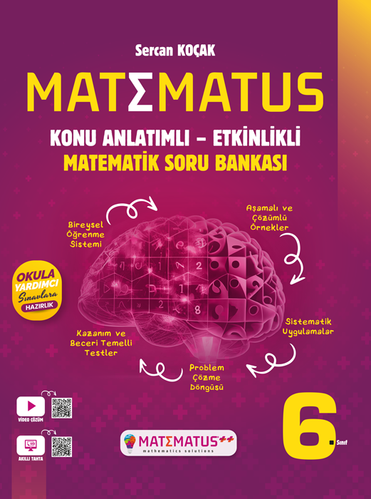 Matematus 6. Sınıf Konu Anlatımlı - Etkinlikli Matematik Soru Bankası